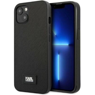 Custodia in pelle saffiano Karl Lagerfeld per iPhone 13 mini Custodia in pelle saffiano Karl Lagerfeld per iPhone 13 mini