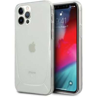 Custodia rigida trasparente Mercedes per iPhone 12 Pro Max 6,7" - Cover Custodia rigida trasparente Mercedes per iPhone 12 Pro Max 6,7" - Cover