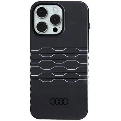 Custodia MagSafe Audi per iPhone 15 Pro Max - Nera Custodia MagSafe Audi per iPhone 15 Pro Max - Nera