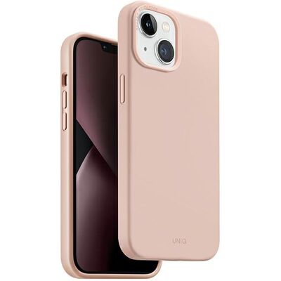 Uniq Lino iPhone 14 Plus Rosa Cipria - Custodia Smartphone Uniq Lino iPhone 14 Plus Rosa Cipria - Custodia Smartphone