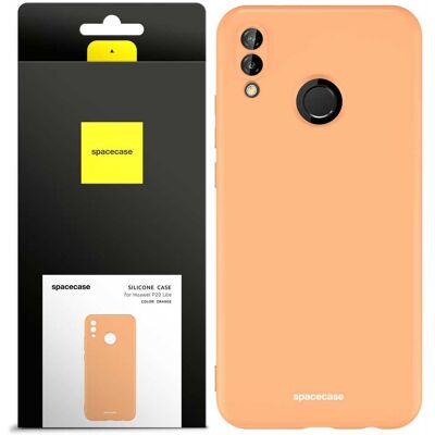 OEM Custodia In Silicone Spacecase Per Huawei P20 Lite, Colore Arancione. OEM Custodia In Silicone Spacecase Per Huawei P20 Lite, Colore Arancione.