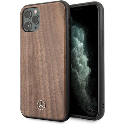 Custodia Mercedes in Noce per iPhone 11 Pro Max - Protezione Elegante Custodia Mercedes in Noce per iPhone 11 Pro Max - Protezione Elegante