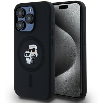 Custodia iPhone 15 Pro Karl Lagerfeld - Silicone compatibile MagSafe Custodia iPhone 15 Pro Karl Lagerfeld - Silicone compatibile MagSafe