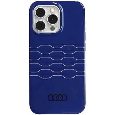 Custodia Audi MagSafe per iPhone 13 Pro Max Blu Custodia Audi MagSafe per iPhone 13 Pro Max Blu