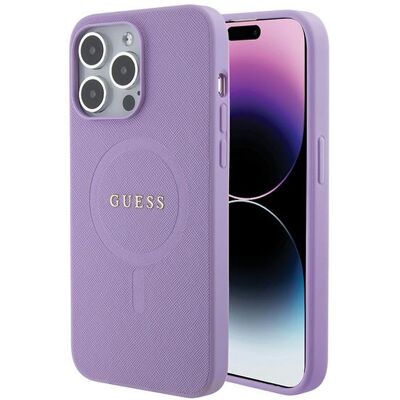 Custodia Guess Lilla per iPhone 15 Pro Max MagSafe Custodia Guess Lilla per iPhone 15 Pro Max MagSafe