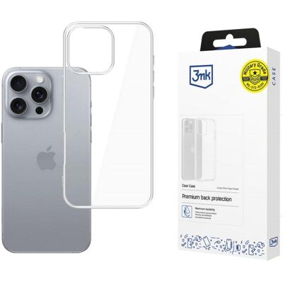 OEM Custodia Trasparente 3mk Per Apple Iphone 16 Pro Max. OEM Custodia Trasparente 3mk Per Apple Iphone 16 Pro Max.