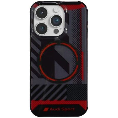 Custodia Audi iPhone 14 Pro 6.1 MagSafe - Cover rigido sportivo Custodia Audi iPhone 14 Pro 6.1 MagSafe - Cover rigido sportivo
