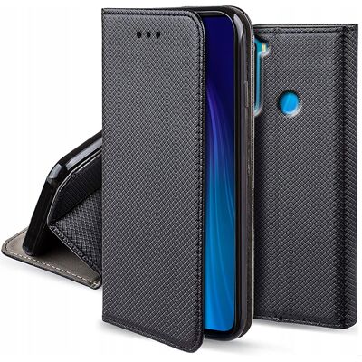 TechSolz Xiaomi Redmi Note 8T - Portafoglio Magnetico Intelligente - Nero TechSolz Xiaomi Redmi Note 8T - Portafoglio Magnetico Intelligente - Nero