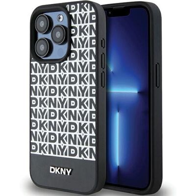 Custodia DKNY in Pelle con Motivo Stampato e MagSafe per iPhone 15 Pro Custodia DKNY in Pelle con Motivo Stampato e MagSafe per iPhone 15 Pro