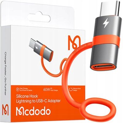Adattatore Lightning a USB-C Mcdodo - Ricarica veloce - iPhone, iPad, MacBook Adattatore Lightning a USB-C Mcdodo - Ricarica veloce - iPhone, iPad, MacBook