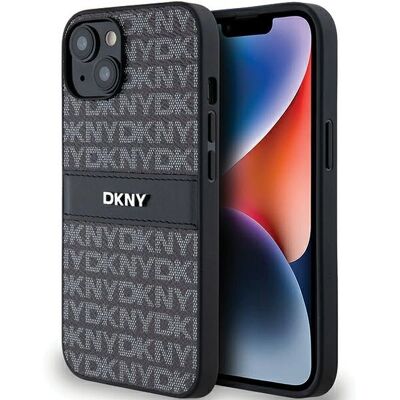 Custodia in pelle DKNY per iPhone 14 - Nero - Cover per smartphone Custodia in pelle DKNY per iPhone 14 - Nero - Cover per smartphone