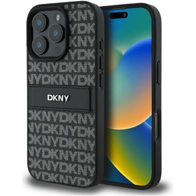 Custodia DKNY per iPhone 16 Pro Max - Motivo a righe tonal Custodia DKNY per iPhone 16 Pro Max - Motivo a righe tonal
