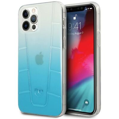 Custodia rigida blu Mercedes per iPhone 12 Pro Max Custodia rigida blu Mercedes per iPhone 12 Pro Max