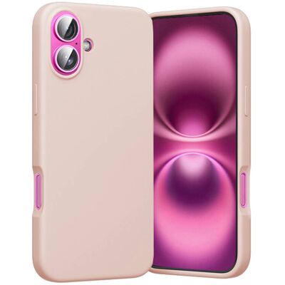 Custodia Vention Rosa per iPhone 16 Plus Silicone Liquido MagSafe Custodia Vention Rosa per iPhone 16 Plus Silicone Liquido MagSafe