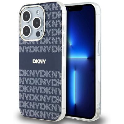 Custodia DKNY per iPhone 15 Pro - Resistente, MagSafe, Blu Custodia DKNY per iPhone 15 Pro - Resistente, MagSafe, Blu