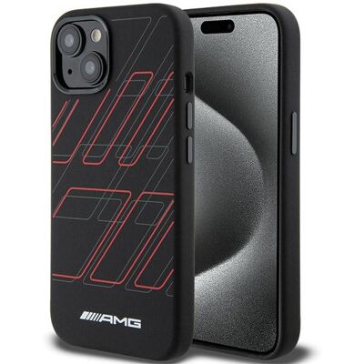 Custodia Mercedes Nera in Silicone con Grande Motivo a Rombo - Smartphone Custodia Mercedes Nera in Silicone con Grande Motivo a Rombo - Smartphone