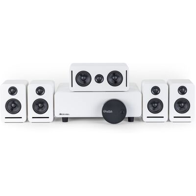 HOMVRA Sistema Home Theater Wireless 5.1 Dolby Atmos Bianco Monaco HOMVRA Sistema Home Theater Wireless 5.1 Dolby Atmos Bianco Monaco