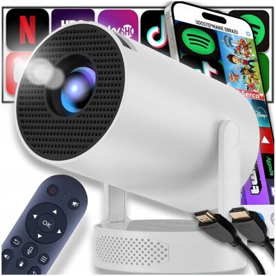 OEM Proiettore Cinematografico, Proiettore Multimediale, Android Tv, Wi-fi, Altoparlante Bluetooth Portatile OEM Proiettore Cinematografico, Proiettore Multimediale, Android Tv, Wi-fi, Altoparlante Bluetooth Portatile