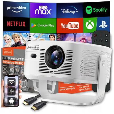 OEM Mini Proiettore Portatile Android 14 Wifi Full Hd 4k 8k Per Telefono Zenwire Primeview Imc460 Pro OEM Mini Proiettore Portatile Android 14 Wifi Full Hd 4k 8k Per Telefono Zenwire Primeview Imc460 Pro
