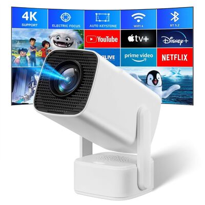 OEM Mini Proiettore Portatile, Proiettore Sepymp 4k, Altoparlante Indipendente Da 5 Watt, Hd 1080p, 350 Ansi, Android 11, Netflix E Youtube Preinstallati. OEM Mini Proiettore Portatile, Proiettore Sepymp 4k, Altoparlante Indipendente Da 5 Watt, Hd 1080p, 350 Ansi, Android 11, Netflix E Youtube Preinstallati.