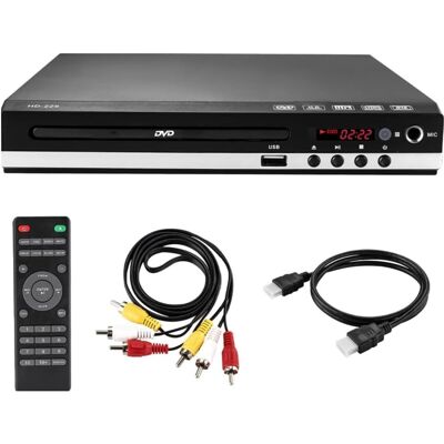 OEM Lettore Dvd Per Tv, Mini Lettore Cd/dvd, Tutte Le Regioni, Con Uscita Hdmi 1080p/av, Dolby Digital, Connessione Usb OEM Lettore Dvd Per Tv, Mini Lettore Cd/dvd, Tutte Le Regioni, Con Uscita Hdmi 1080p/av, Dolby Digital, Connessione Usb