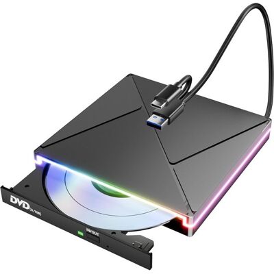 OEM Unità Cd/dvd Esterna Con Rgb,usb 3.0 E Usb-c. Unità Cd/dvd Esterna,masterizzatore Cd Dvd +/-rw Rom,windows 11/10/8/7/xp/linux/macos OEM Unità Cd/dvd Esterna Con Rgb,usb 3.0 E Usb-c. Unità Cd/dvd Esterna,masterizzatore Cd Dvd +/-rw Rom,windows 11/10/8/7/xp/linux/macos