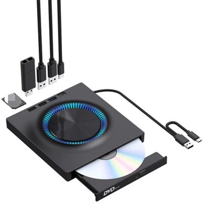 OEM Lettore Blu-ray Esterno,lettore Portatile Uhd Bd/dvd,masterizzatore Dvd,interfaccia Usb 3.0,supporta Lettura E Scrittura,colore Nero OEM Lettore Blu-ray Esterno,lettore Portatile Uhd Bd/dvd,masterizzatore Dvd,interfaccia Usb 3.0,supporta Lettura E Scrittura,colore Nero