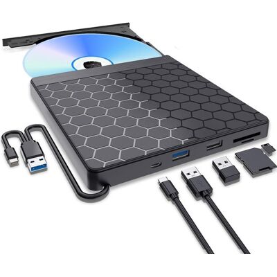 OEM Lettore Dvd Esterno,lettore Cd Esterno Usb 3.0 Type-c,masterizzatore/lettore Cd/dvd Portatile Con Slot Sd/tf E 2 Porte Usb,lettore Dvd Ottico OEM Lettore Dvd Esterno,lettore Cd Esterno Usb 3.0 Type-c,masterizzatore/lettore Cd/dvd Portatile Con Slot Sd/tf E 2 Porte Usb,lettore Dvd Ottico