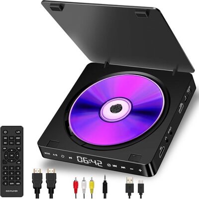 OEM Mini Lettore Dvd (full Hd 1080p, Uscita Hdmi, Ingresso Usb, Supporta Mp3 E Mp4), Lettore Dvd/cd Esterno Portatile, Lettore Dvd Per Tv OEM Mini Lettore Dvd (full Hd 1080p, Uscita Hdmi, Ingresso Usb, Supporta Mp3 E Mp4), Lettore Dvd/cd Esterno Portatile, Lettore Dvd Per Tv