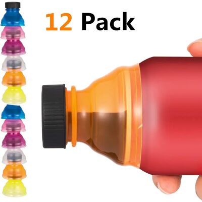 FORTUNEVILLE 12 Coperchi Per Lattine Riutilizzabili Trasparenti Per Soda Birra Bevanda Energetica Succo Acqua Frizzante FORTUNEVILLE 12 Coperchi Per Lattine Riutilizzabili Trasparenti Per Soda Birra Bevanda Energetica Succo Acqua Frizzante