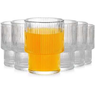 OEM Bicchieri Per Bevande, Acqua, Succhi, Bibite, Set Di Bicchieri Da 190 Ml, 6 Pezzi OEM Bicchieri Per Bevande, Acqua, Succhi, Bibite, Set Di Bicchieri Da 190 Ml, 6 Pezzi