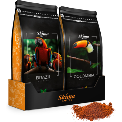 OEM Caffè Macinato 500g X2 Brasile/colombia 100% Arabica Fresco 1kg + Omaggio OEM Caffè Macinato 500g X2 Brasile/colombia 100% Arabica Fresco 1kg + Omaggio