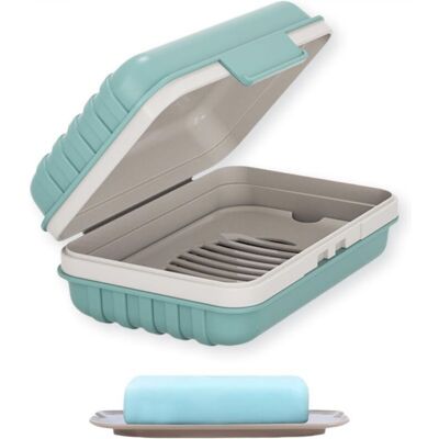 OEM Portasapone - 1 Portasapone Da Doccia, Da Viaggio Con Coperchio Per Palestra, Campeggio, Viaggi, Blu Impermeabile OEM Portasapone - 1 Portasapone Da Doccia, Da Viaggio Con Coperchio Per Palestra, Campeggio, Viaggi, Blu Impermeabile
