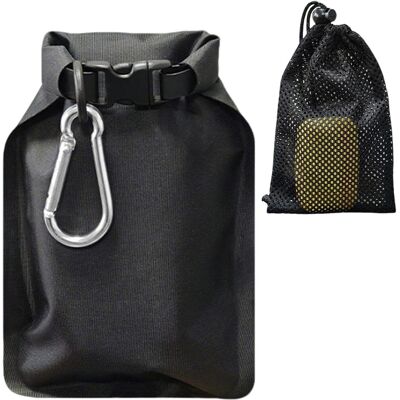 OEM Set Di 2 Sacchetti Per Sapone Da Viaggio Impermeabili Con Sacchetto In Rete Di Schiuma, Sacchetti Portatili Per Sapone Solido, Ideali Per Campeggio, Attività All'aperto E Viaggi (nero) OEM Set Di 2 Sacchetti Per Sapone Da Viaggio Impermeabili Con Sacchetto In Rete Di Schiuma, Sacchetti Portatili Per Sapone Solido, Ideali Per Campeggio, Attività All'aperto E Viaggi (nero)