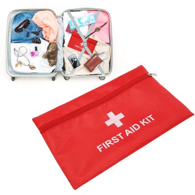 OEM Set Di 5 Borse Mediche E Astucci Di Pronto Soccorso, In Nylon Impermeabile, Rossi, 20x14 Cm, Per Viaggi, Casa E Auto. OEM Set Di 5 Borse Mediche E Astucci Di Pronto Soccorso, In Nylon Impermeabile, Rossi, 20x14 Cm, Per Viaggi, Casa E Auto.