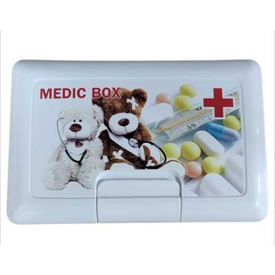OEM Contenitore Per Medicinali Vuoto Per Kit Di Pronto Soccorso, Dimensioni 20x13x7 Cm. OEM Contenitore Per Medicinali Vuoto Per Kit Di Pronto Soccorso, Dimensioni 20x13x7 Cm.