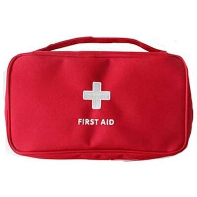 OEM Kit Di Pronto Soccorso Portatile Vuoto – Borsa Medica Compatta Da Viaggio, Per Riporre Farmaci, Rossa (1 Unità) OEM Kit Di Pronto Soccorso Portatile Vuoto – Borsa Medica Compatta Da Viaggio, Per Riporre Farmaci, Rossa (1 Unità)