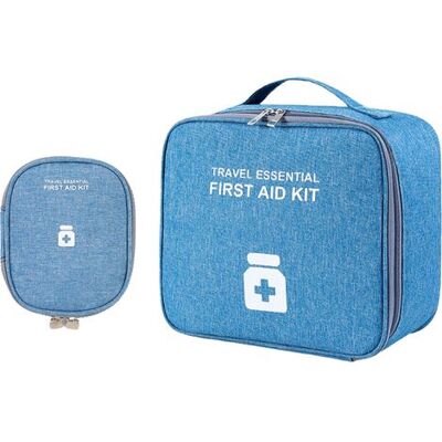 OEM Kit Di Pronto Soccorso Vuoto – Borsa Portatile Per L'Organizzazione Medica – Per Viaggi, Auto, Casa, Attività All'aperto – Confezione Da 2 OEM Kit Di Pronto Soccorso Vuoto – Borsa Portatile Per L'Organizzazione Medica – Per Viaggi, Auto, Casa, Attività All'aperto – Confezione Da 2