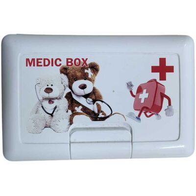 OEM Contenitore Per Medicinali Vuoto Per Kit Di Pronto Soccorso, Dimensioni 20x13x7 Cm. OEM Contenitore Per Medicinali Vuoto Per Kit Di Pronto Soccorso, Dimensioni 20x13x7 Cm.