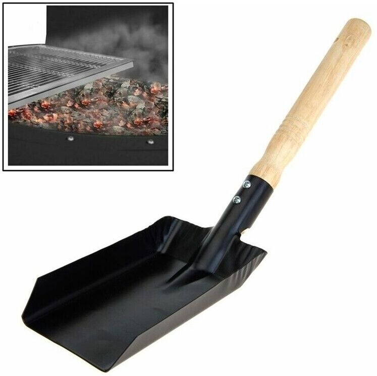 J69 - pala paletta per la raccolta di terra cenere carbone per giardino stufe barbecue