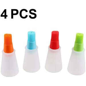 KEEMOTE 4 Pennelli In Silicone Per Bottiglie D'Olio, Ideali Per Barbecue E Pasticceria, Per Ungere Griglie, Forni E Dolci. KEEMOTE 4 Pennelli In Silicone Per Bottiglie D'Olio, Ideali Per Barbecue E Pasticceria, Per Ungere Griglie, Forni E Dolci.