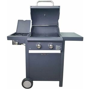 CAPALDO Barbecue A Gas Pietra Lavica Bbq 2 Fuochi + Fornello Laterale E Coperchio 37793 CAPALDO Barbecue A Gas Pietra Lavica Bbq 2 Fuochi + Fornello Laterale E Coperchio 37793