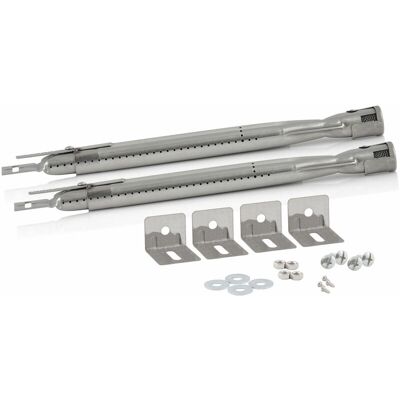 BBQ-TORO Set Universale Di Bruciatori In Acciaio Inox 2 Pezzi Bruciatore Di Ricambio Per Barbecue A Gas - BBQ-TORO Set Universale Di Bruciatori In Acciaio Inox 2 Pezzi Bruciatore Di Ricambio Per Barbecue A Gas -