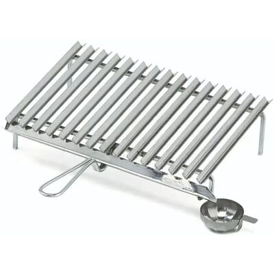 Ompagrill Graticola Barbecue Griglia In Acciaio Inox 50x35 Cm Made In Italy - Ompagrill Graticola Barbecue Griglia In Acciaio Inox 50x35 Cm Made In Italy -