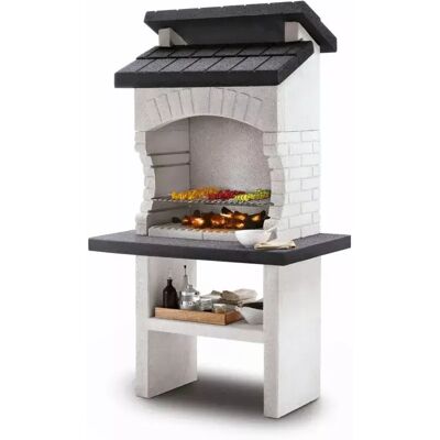 PALAZZETTI Barbecue A Carbonella In Cemento "olbia 2" 118x70x186 Cm PALAZZETTI Barbecue A Carbonella In Cemento "olbia 2" 118x70x186 Cm