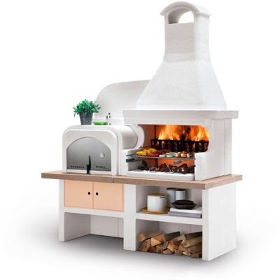 PALAZZETTI Barbecue Malibu' In Muratura Forno A Sinistra PALAZZETTI Barbecue Malibu' In Muratura Forno A Sinistra