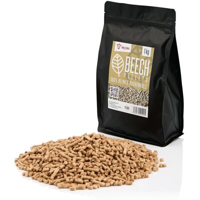 BBQ-Toro - Pellet di faggio - 1 kg - 6 mm - Pellets BBQ-Toro - Pellet di faggio - 1 kg - 6 mm - Pellets