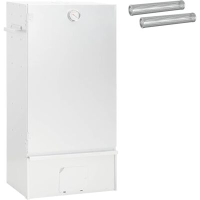 VIDAXL Forno Affumicatore 3 Pz 44,5 X 29 X 83 Cm Acciaio Zincato VIDAXL Forno Affumicatore 3 Pz 44,5 X 29 X 83 Cm Acciaio Zincato