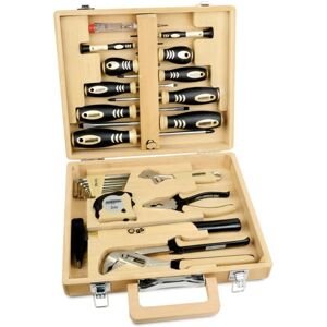 Brüder Mannesmann - M29001 M29001 Kit Utensili Incl. Custodia Bamboo Brüder Mannesmann - M29001 M29001 Kit Utensili Incl. Custodia Bamboo