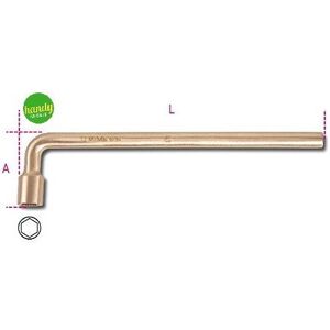 Beta Chiave A Pipa Doppie Esagonali Poligonali Cromati Ampiezza 9x9 Mm Beta Chiave A Pipa Doppie Esagonali Poligonali Cromati Ampiezza 9x9 Mm